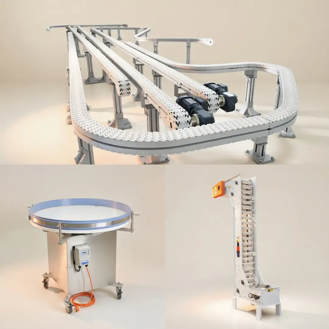 Conveyors, Turntables and Conveyance accessories
